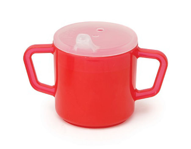 Red Two Handle Cup