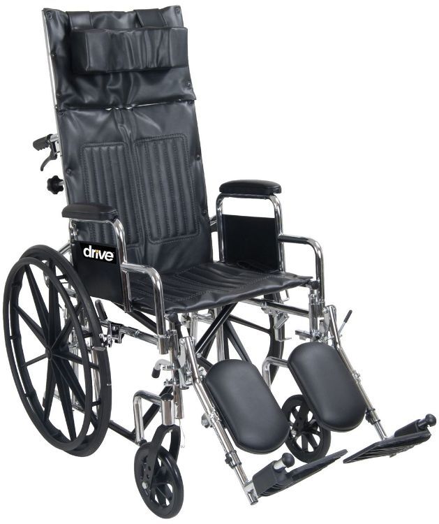 Chrome Sport Full-Reclining Wheelchair