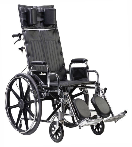 delux Sentra Full-Reclining Wheelchair