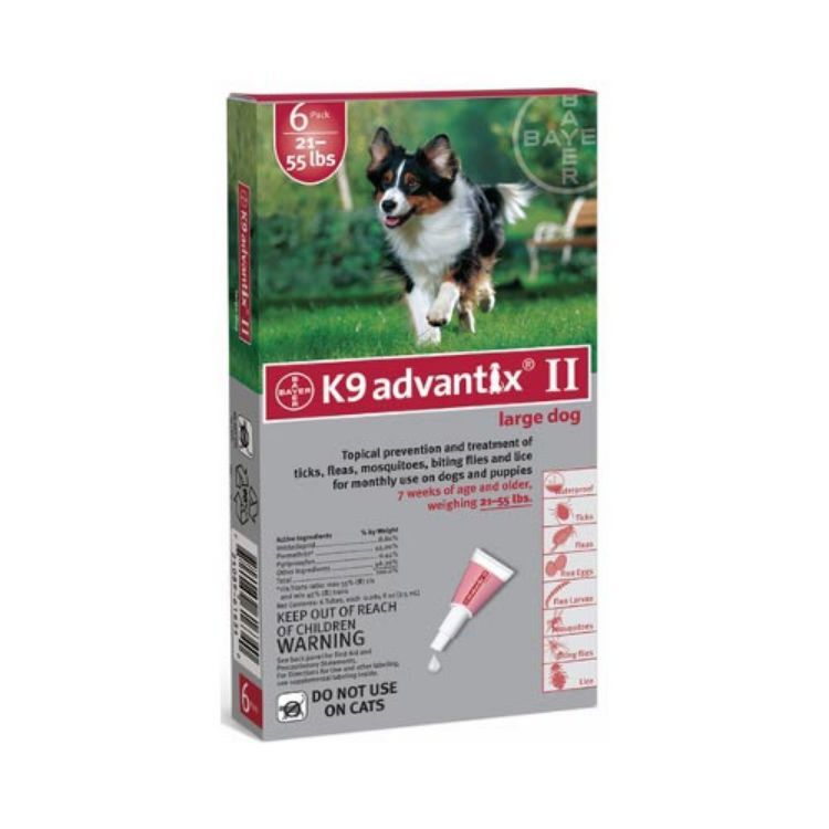 Advantix Flea and Tick Control for Dogs 20-55 lbs 6 Month Supply