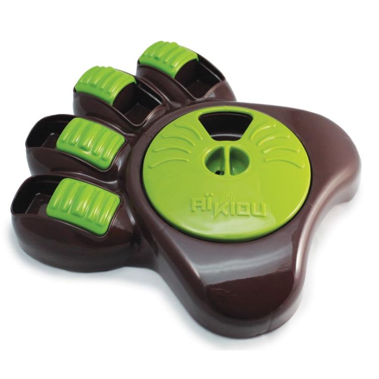 Aikiou Activity Food Center for Dogs Brown / Green 14" x 12" x 3" 