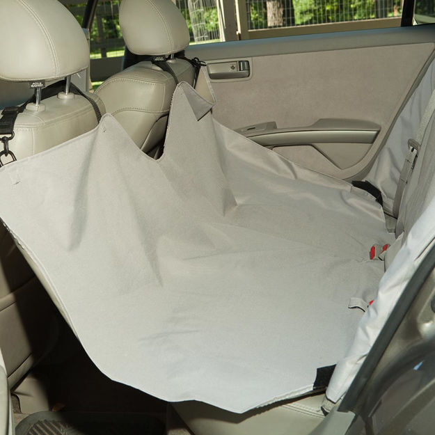 Bergan Hammock Style Car Seat Protector Heavy Duty Gray 65.5" x 62" x 0.03" 