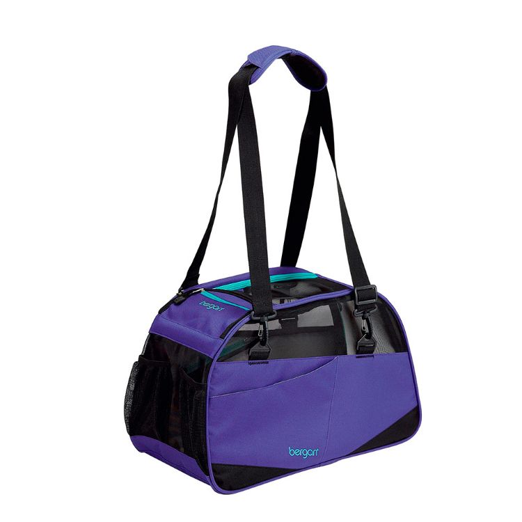 Bergan Voyager Pet Carrier Medium / Large Purple 13" x 19" x 10" 