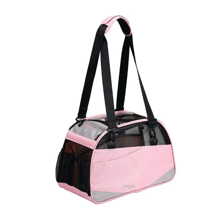 Bergan Voyager Pet Carrier Medium / Large Pink 13" x 19" x 10" 