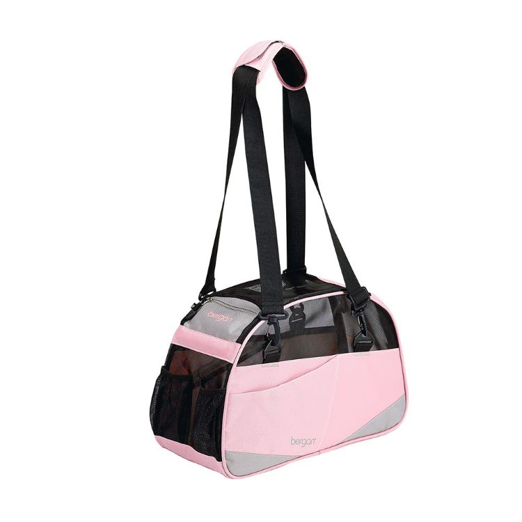 Bergan Voyager Pet Carrier Small Pink 12" x 8" x 17" 