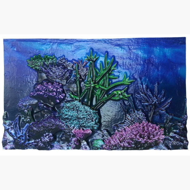 BioBubble 3D Background Coral Reef 10 gallons 20" x 10"    