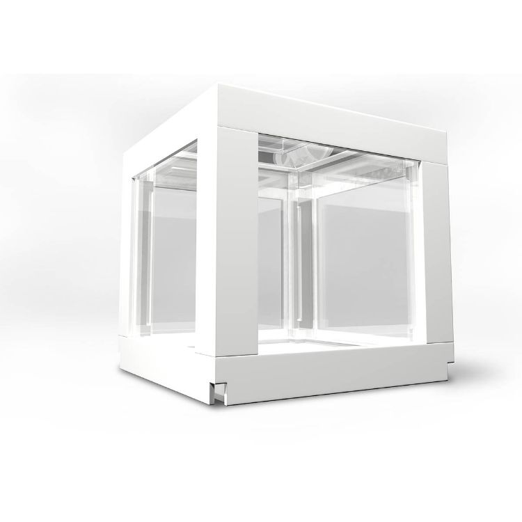 BioBubble Deco Cube Habitat 1 pack 0.5 gallons White 5.5" x 5.5" x 6" 