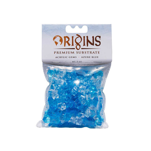 BioBubble Acrylic Gems 5 ounce bag Azure Blue