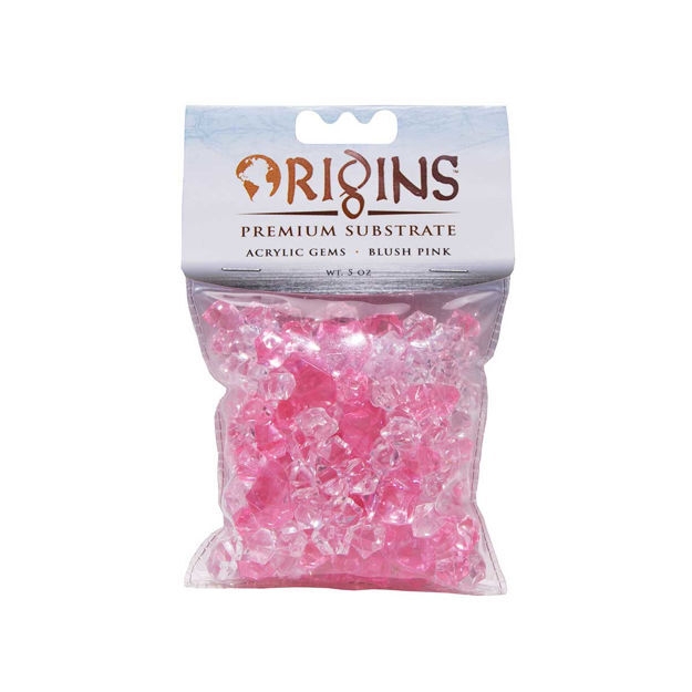BioBubble Acrylic Gems 5 ounce bag Blush Pink 
