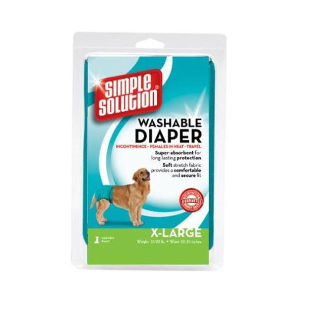 Simple Solution Dog Diaper Garment Extra Large Teal 