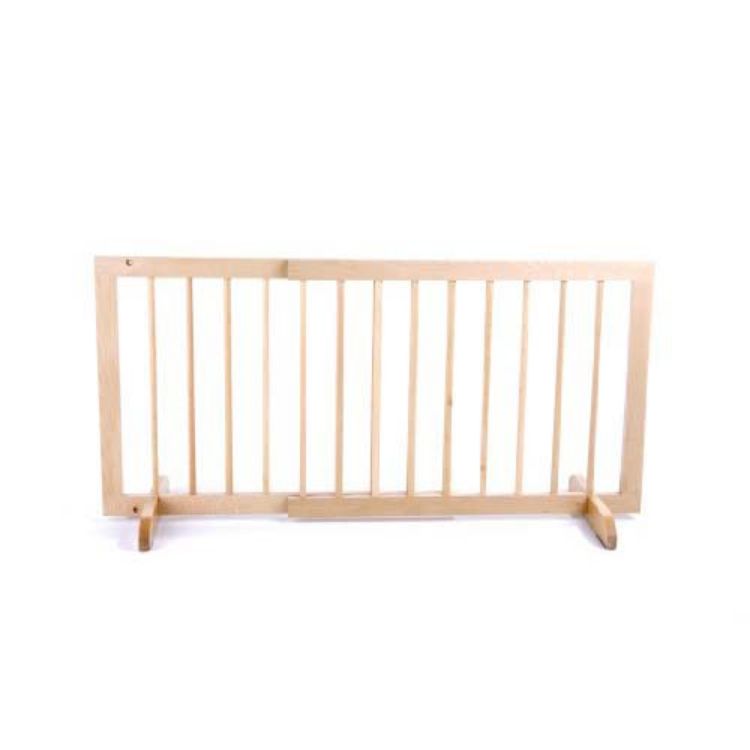 Cardinal Gates Step Over Free Standing Pet Gate Natural Wood 28" - 51.75" x 20" 