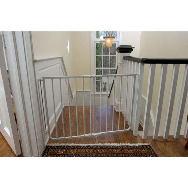 Cardinal Gates Stairway Special Hardware Mounted Pet Gate White 27" - 42.5" x 29.5" 