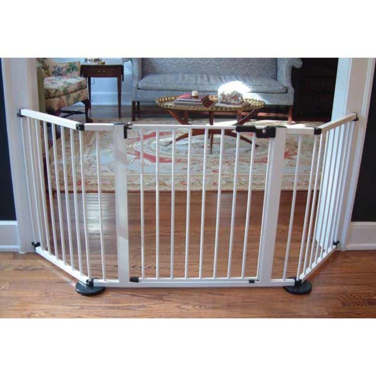 Cardinal Gates VersaGate Hardware Mounted Pet Gate White 40" - 77.25" x 30.5" 