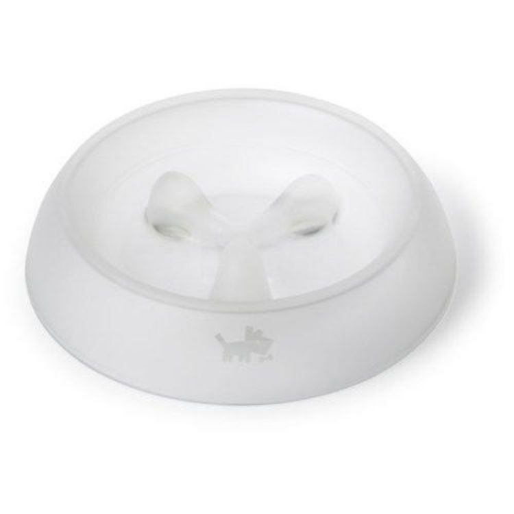 Contech Dog Eat Better Bowl Medium White    