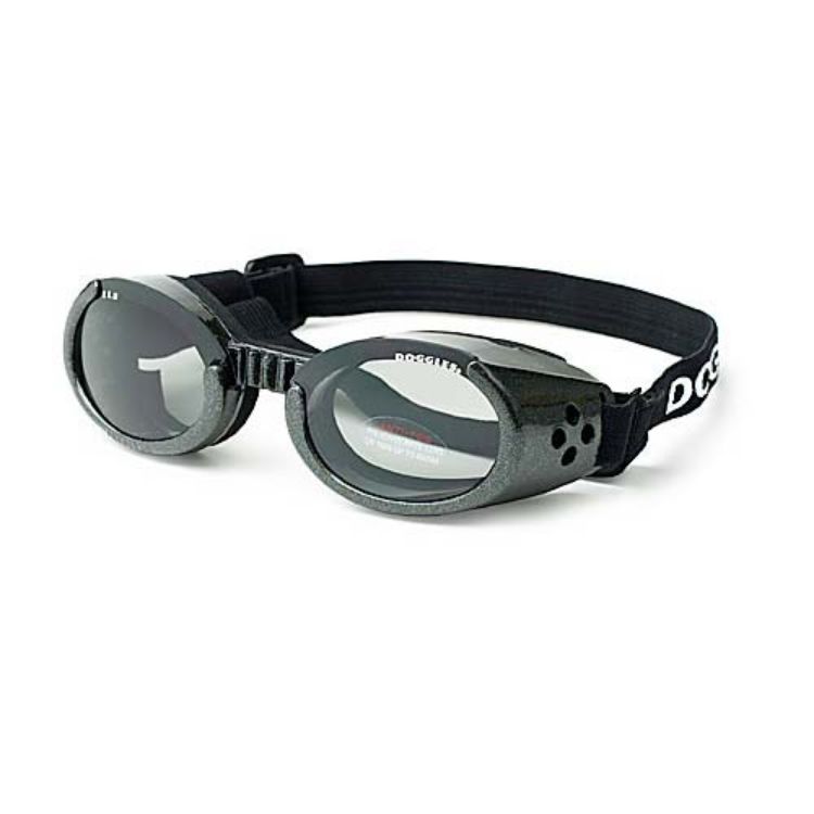 Doggles ILS Dog Sunglasses Medium Black / Smoke 