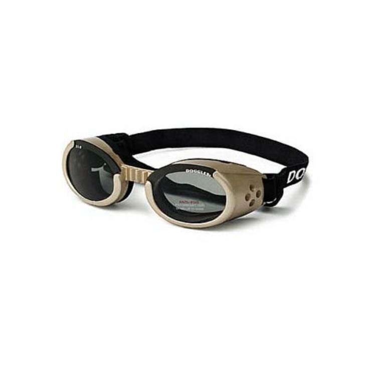 Doggles ILS Dog Sunglasses Extra Small Chrome / Smoke 