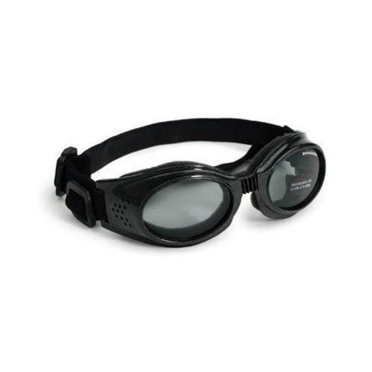 Doggles Originalz Dog Sunglasses Medium Black / Smoke 