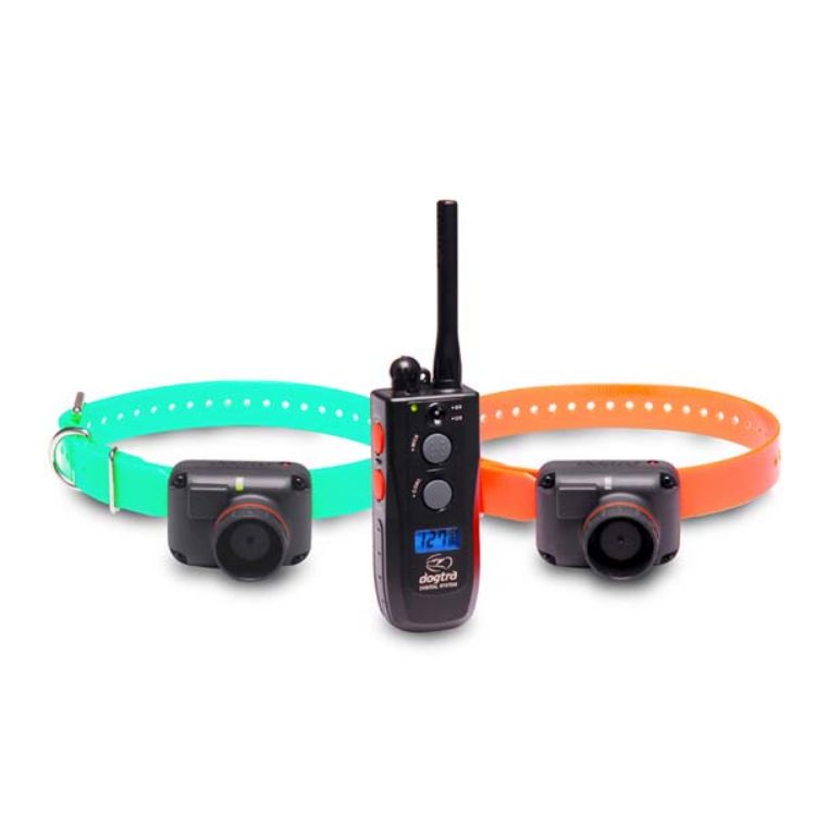 Dogtra Training and Beeper 1 Mile 2 Dog Remote Trainer Black / Orange 