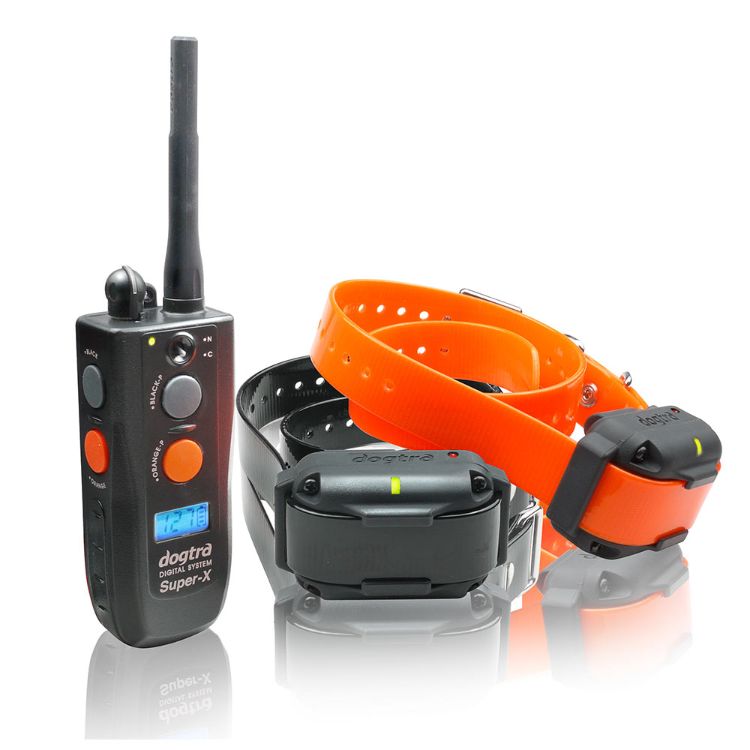Dogtra Super-X 1 Mile 2 Dog Remote Trainer Black / Orange 
