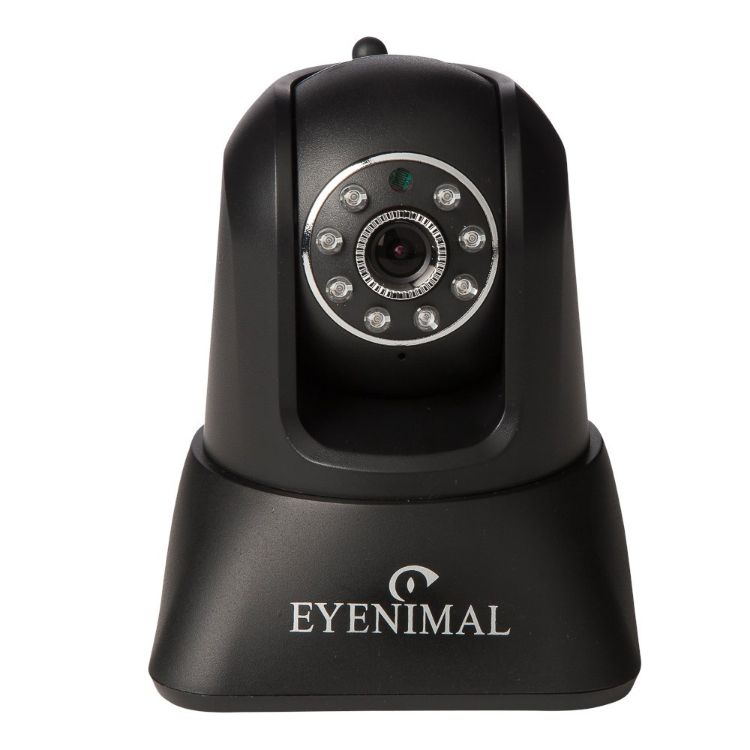 Eyenimal Pet Vision Live Black 4.5" x 3.5" x 4.5" 