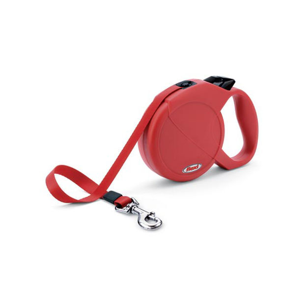 Flexi USA Durabelt Retractable Belt Leash 16 feet up to 150 lbs. Large Red 