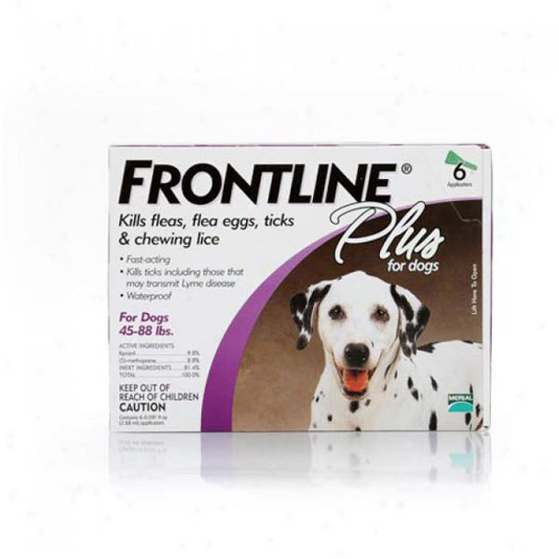 Frontline Plus for Large Dogs  45-88 lbs 6 Pack 