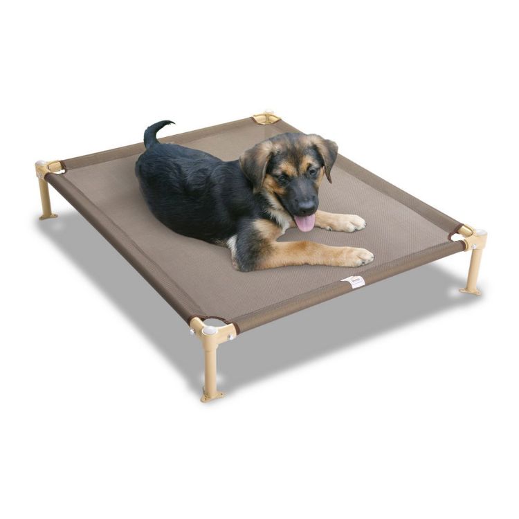 Hugs Pet Products Dog Cool Cot Medium Tan 33" x 25" x 6" 