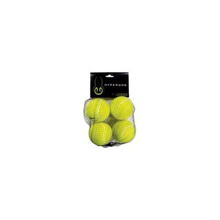 Hyper Pet Mini Tennis Balls 4 Pack Green 