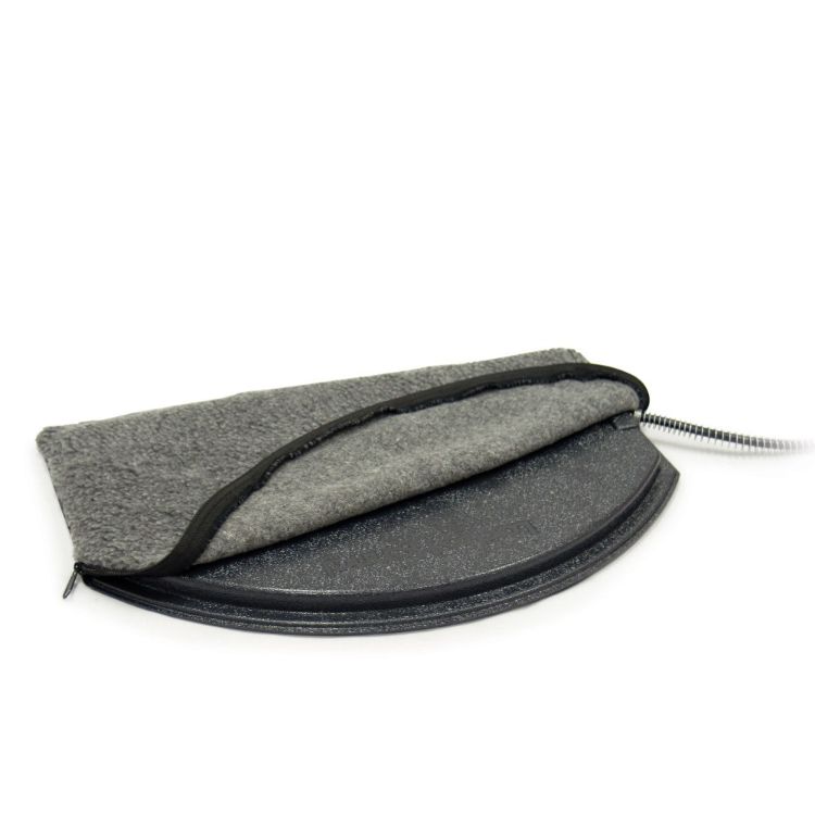 K&H Pet Products Deluxe Igloo Style Heated Pad Cover Small Gray 