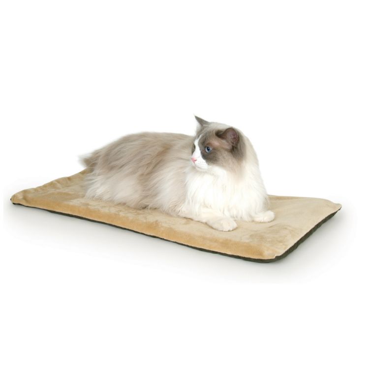 K&H Pet Products Thermo-Kitty Mat Mocha 12.5" x 25" x 0.5"