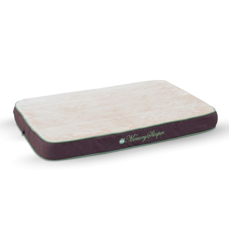 K&H Pet Products Memory Sleeper Pet Bed Medium Mocha 23" x 35" x 3.75"