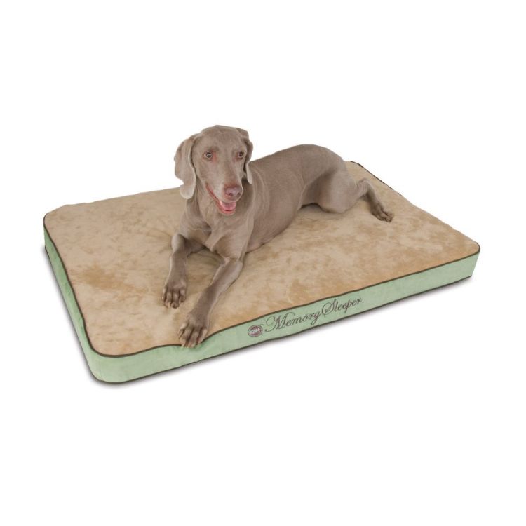 K&H Pet Products Memory Sleeper Pet Bed Large Sage 29" x 45" x 3.75"