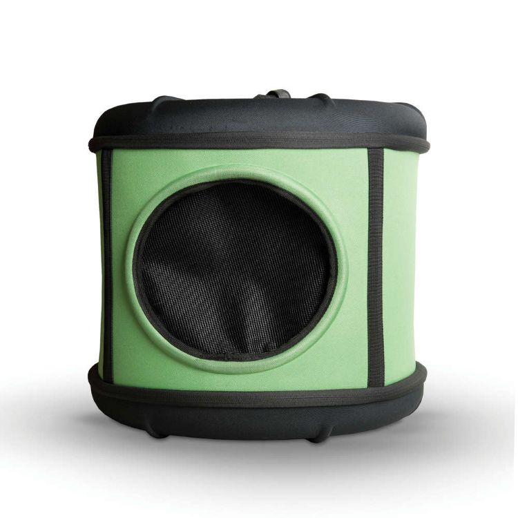 K&H Pet Products Mod Capsule Cat Bed Green / Black 17" x 17" x 15.5" 