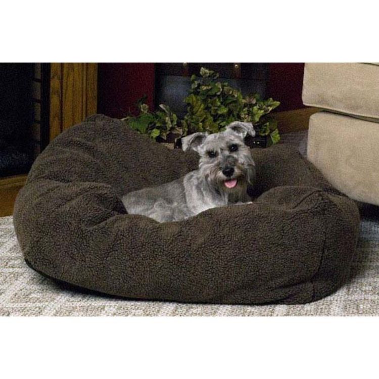 K&H Pet Products Cuddle Cube Pet Bed Large Mocha 32" x 32" x 12"