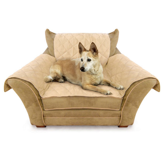K&H Pet Products Furniture Cover Chair Tan 22" x 26" seat, 42" x 47" back, 22" x 26" side arms