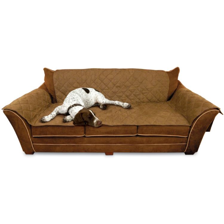 K&H Pet Products Furniture Cover Couch Mocha 26" x 70" seat, 42" x 88" back, 22" x 26" side arms 