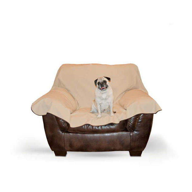 K&H Pet Products Leather Lover's Furniture Cover Chair Chocolate 54" x 68" x 0.25" 