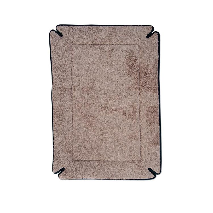 K&H Pet Products Memory Foam Dog Crate Pad Mocha 20" x 25" x 0.5"