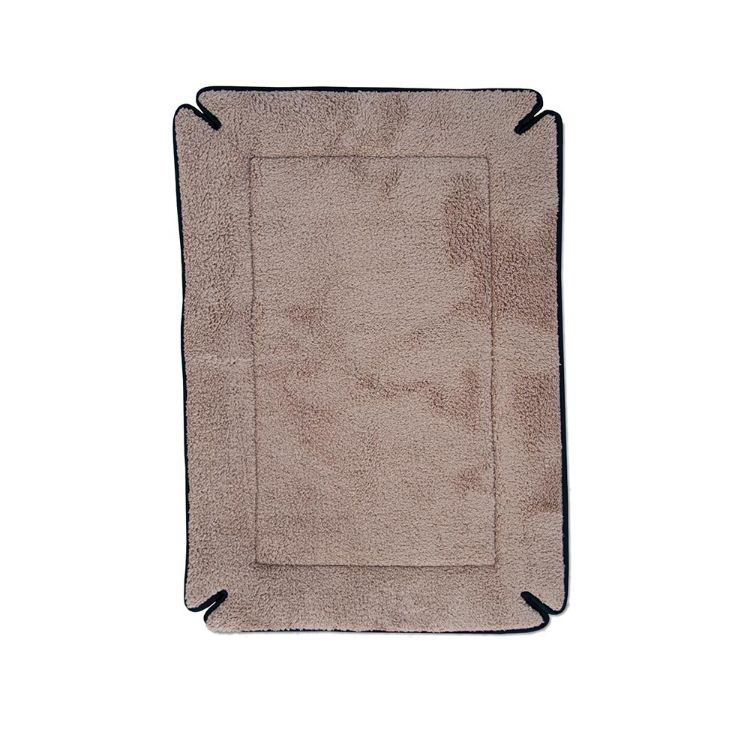 K&H Pet Products Memory Foam Dog Crate Pad Mocha 25" x 37" x 0.5" 