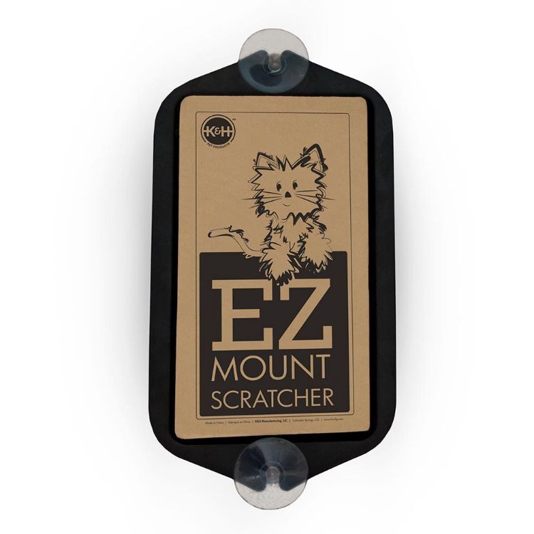 K&H Pet Products EZ Mount Cat Scratcher Brown / Black 7.5" x 15.5" x 1"