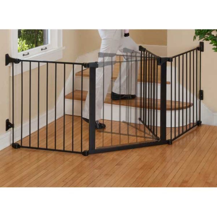 Kidco Auto Close ConfigureGate Pet Gate Black 84" x 31"