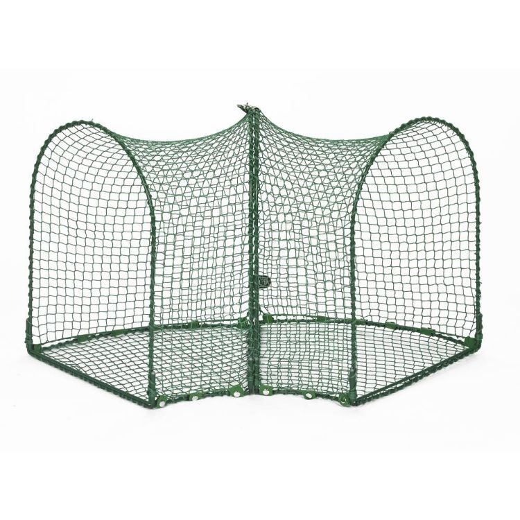 Kittywalk Curves (2) Outdoor Cat Enclosure Green 48" x 18" x 24"