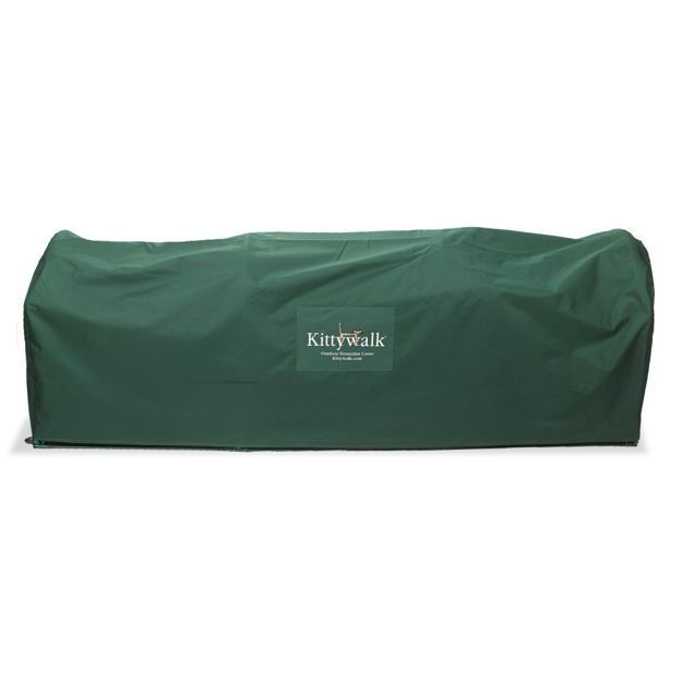 Kittywalk Outdoor Protective Cover for Kittywalk Deck and Patio Green 72" x 18" x 24"