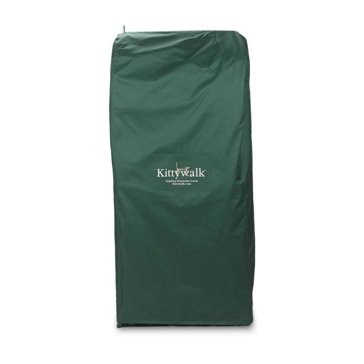 Kittywalk Outdoor Protective Cover for Kittywalk Penthouse Green 18" x 24" x 60"