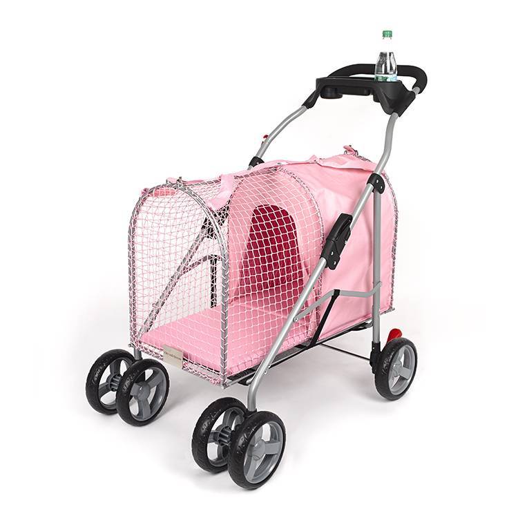 Pet clearance stroller pink
