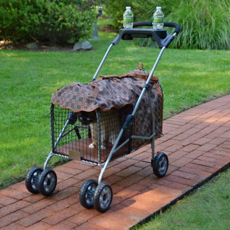 Kittywalk Classic Pet Stroller SUV Royale 31” x 16” x 37.5" 