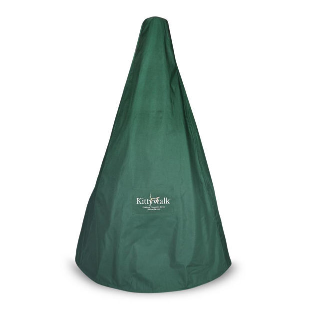 Kittywalk Outdoor Protective Cover for Kittywalk Teepee Green 48" x 48" x 72"