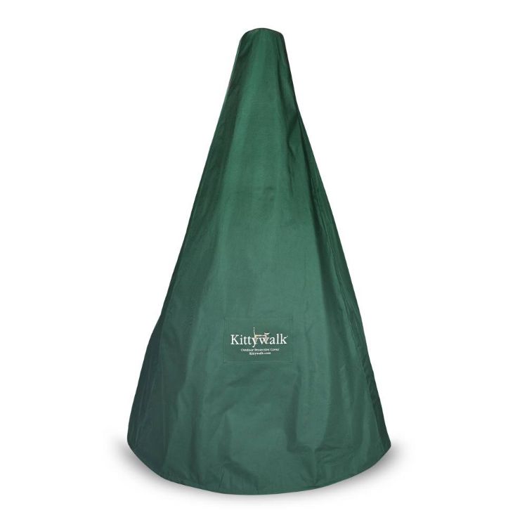 Kittywalk Outdoor Protective Cover for Kittywalk Teepee Green 48" x 48" x 72"