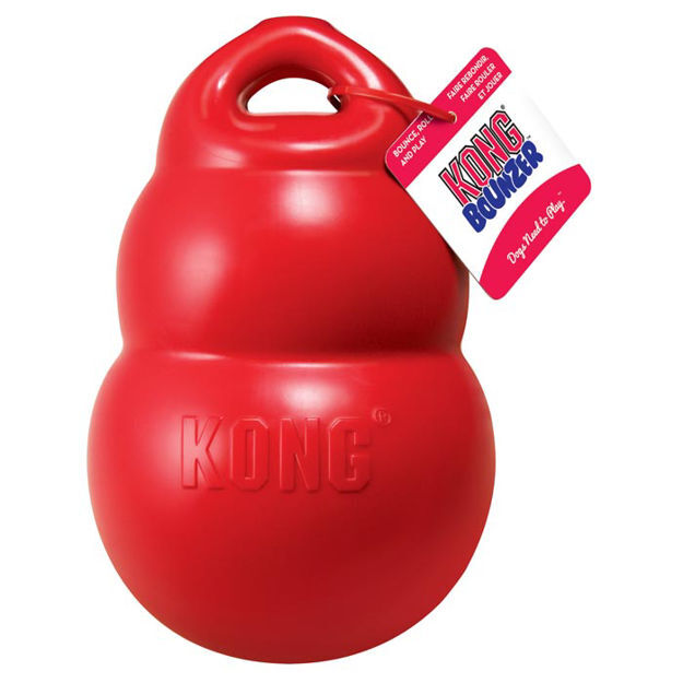Kong Bounzer Dog Toy Large Red 8.5" x 5" x 5" 