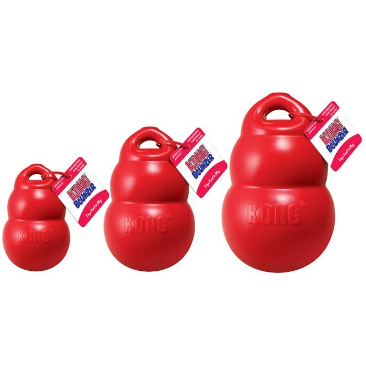 Kong Bounzer Dog Toy Extra Large Red 11" x 6.5" x 6.5" 